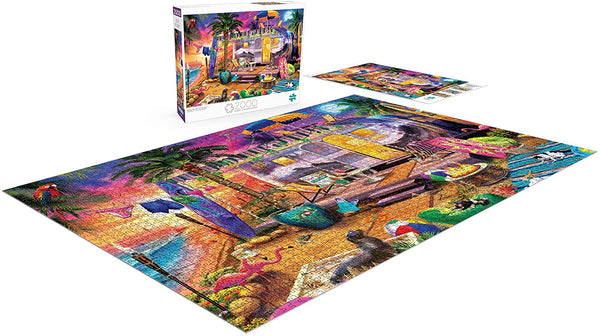 Buffalo Games - Beach Holiday - 2000 Piece Jigsaw Puzzle