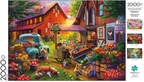 Buffalo Games - Bell's Farm - 2000 Piece Jigsaw Puzzle