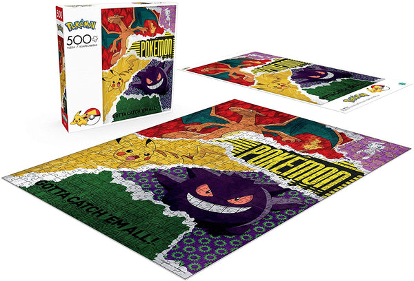 Buffalo Games - Pokemon - Urban Grit - 500 Piece Jigsaw Puzzle