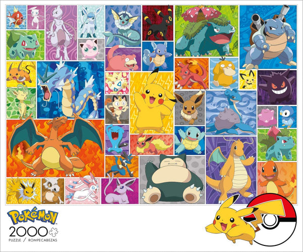 Buffalo Games Pokemon - Pokemon Squares - 2000 Piece Jigsaw Puzzle