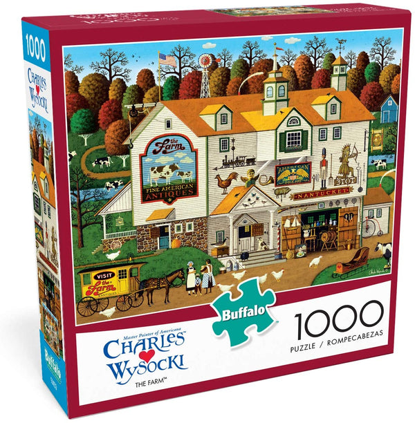 Buffalo Games - Charles Wysocki - The Farm - 1000Piece Jigsaw Puzzle
