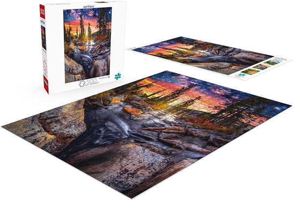Buffalo Games - Earthpix Collection - Forest Magic Hour - 500 Piece Jigsaw Puzzle