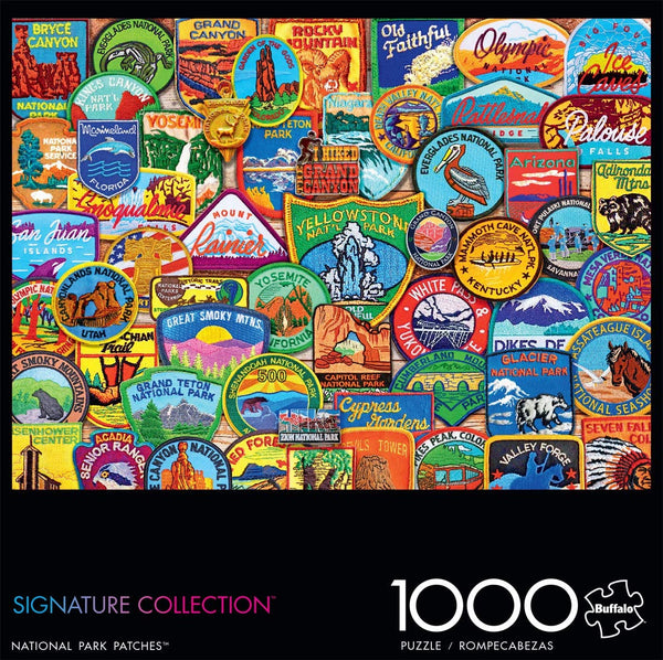 Buffalo Games - National Park Patches - 1000 Piece Jigsaw Puzzle