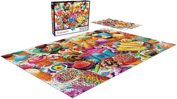Buffalo Games - Delicious Desserts - 2000 Piece Jigsaw Puzzle