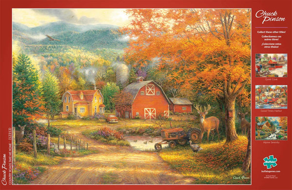 Buffalo Games - Chuck Pinson - Country Roads Take Me Home - 1000 Piece Jigsaw Puzzle