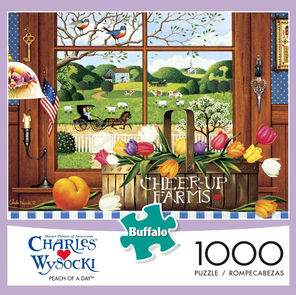 Buffalo Games - Charles Wysocki - Peach of A Day - 1000 Piece Jigsaw Puzzle