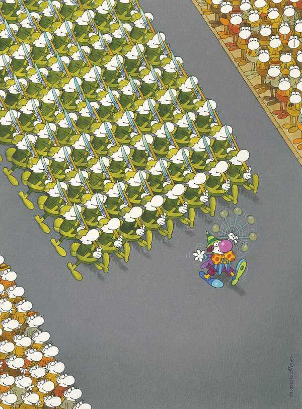 Clementoni - Mordillo - The March Jigsaw Puzzle (500 pieces) 35078