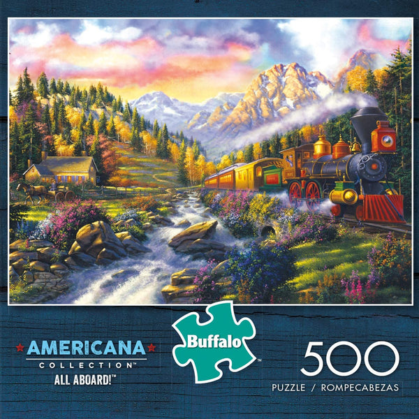 Buffalo Games - Americana Collection - All Aboard! - 500 Piece Jigsaw Puzzle