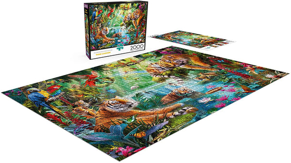Buffalo Games - Tiger Lagoon - 2000 Piece Jigsaw Puzzle