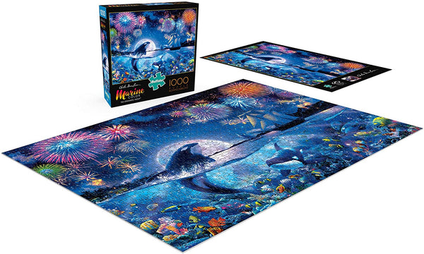 Buffalo Games - Marine Color - The Dramatic Night - 1000 Piece Jigsaw Puzzle