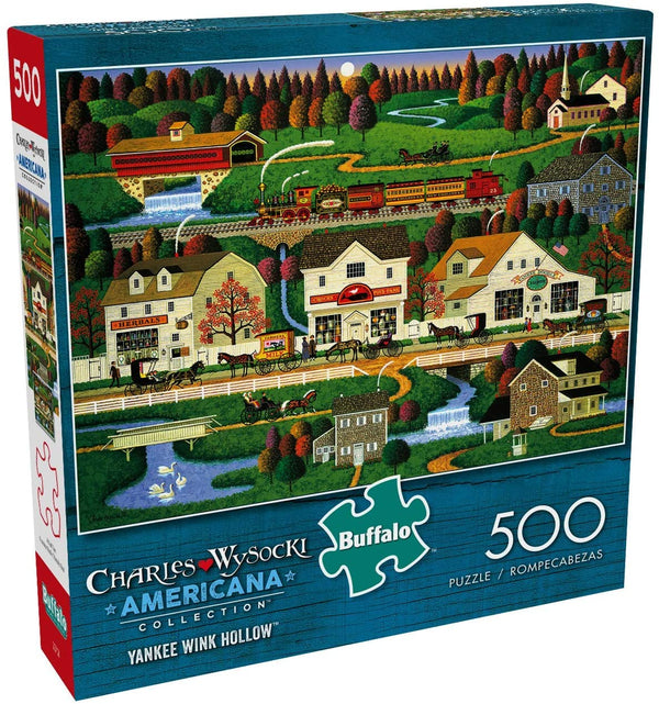 Buffalo Games - Charles Wysocki Americana Collection - Yankee Wink Hollow - 500 Piece Jigsaw Puzzle