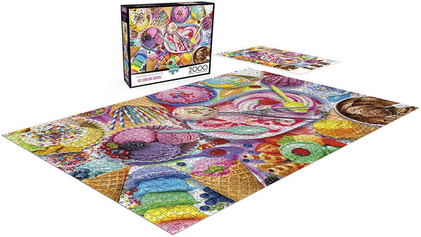 Buffalo Games - Ice Cream Social - 2000 Piece Jigsaw Puzzle