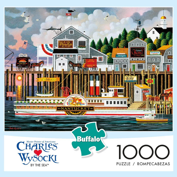 Buffalo Games By The Sea By Charles Wysocki Jigsaw Puzzle (1000 Pieces)