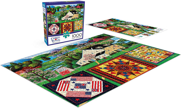 Buffalo Games - Charles Wysocki - The Quiltmaker Lady - 1000 Piece Jigsaw Puzzle