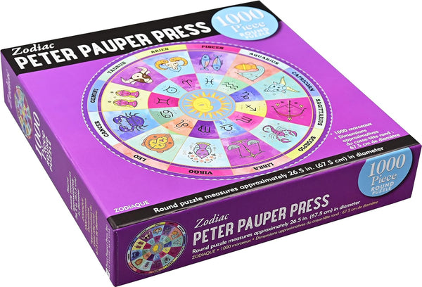 Peter Pauper Press - Zodiac Round Jigsaw Puzzle (1000 Pieces)