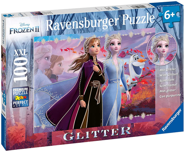 Ravensburger - Disney Frozen 2 Strong Sisters Glitter Jigsaw Puzzle (100 pieces)