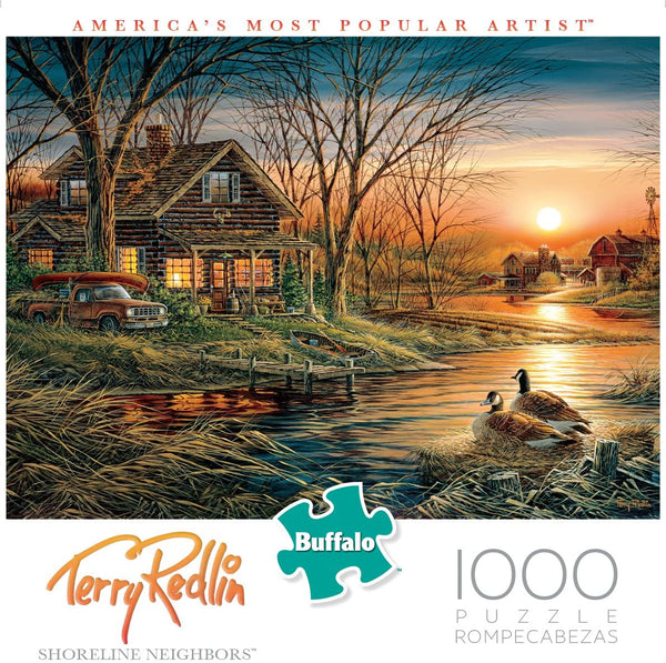 Buffalo Games - Terry Redlin - Shoreline Neighbors - 1000 Piece Jigsaw Puzzle