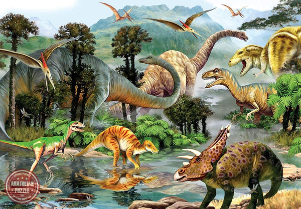 Anatolian - Dino Valley II Jigsaw Puzzle (260 Pieces)