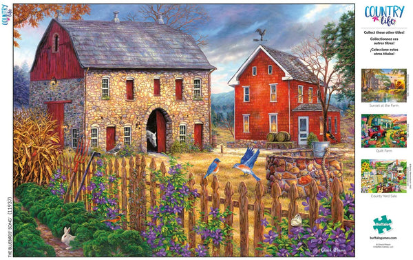 Buffalo Games - Bluebirds Song - 1000 Piece Jigsaw Puzzle