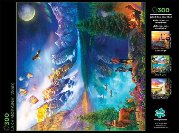 Buffalo Games - Lake Moraine Journey - 300 Large Piece Jigsaw Puzzle