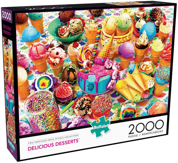 Buffalo Games - Delicious Desserts - 2000 Piece Jigsaw Puzzle