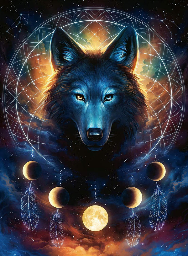 Ravensburger - Lunar Wolf Jigsaw Puzzle (500 Pieces)