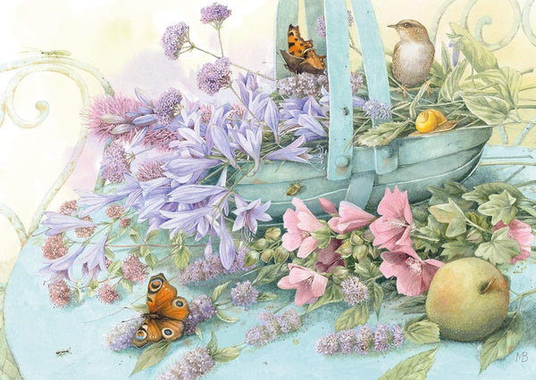 Schmidt - Flower Basket by Marjolein Bastin Jigsaw Puzzle (1000 Pieces)