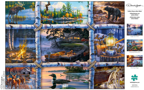 Buffalo Games - Darrell Bush - North Country - 1000 Piece Jigsaw Puzzle