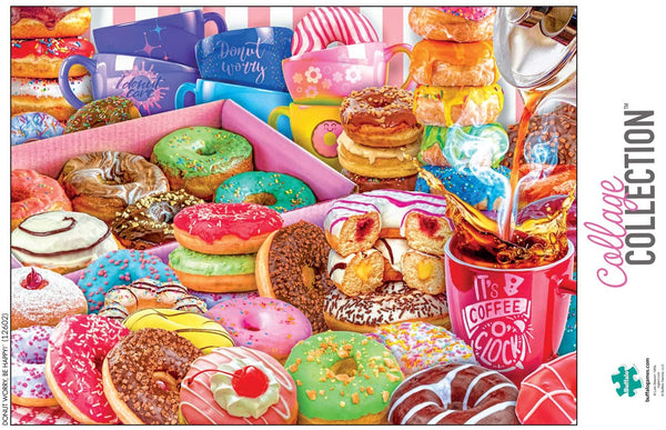 Buffalo Games - Donut Worry, Be Happy! - 1000 Piece Jigsaw Puzzle