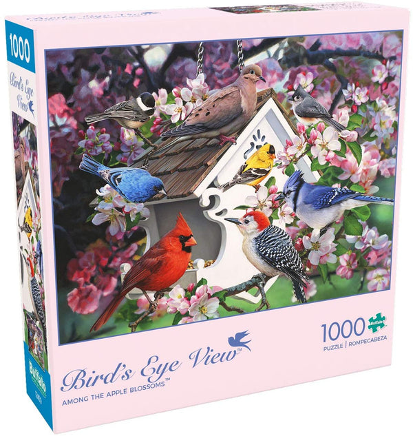 Buffalo Games - Birds Eye View Collection - Among The Apple Blossoms - 1000Piece Jigsaw Puzzle