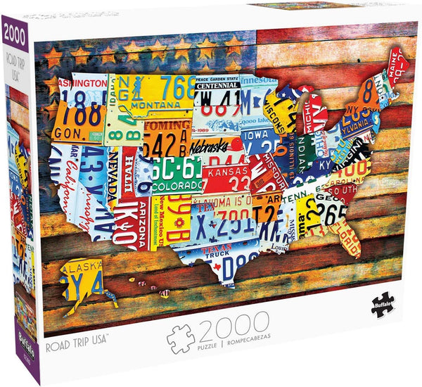 Buffalo Games - Road Trip USA - 2000 Piece Jigsaw Puzzle