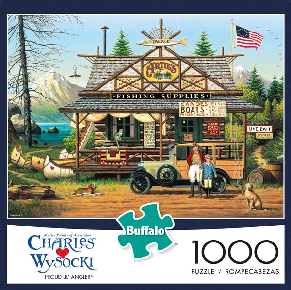 Buffalo Games - Charles Wysocki - Proud Lil' Angler - 1000 Piece Jigsaw Puzzle