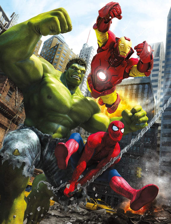 Buffalo Games - 4 in 1 Multipack - Marvel Super Heroes Jigsaw Puzzle (1400 Pieces)