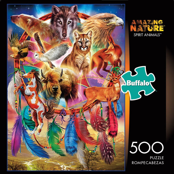 Buffalo Games - Amazing Nature Collection - Spirit Animals - 500 Piece Jigsaw Puzzle