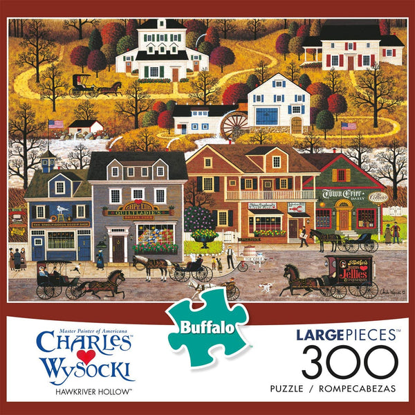 Buffalo Games - Charles Wysocki - Hawkriver Hollow - 300 Large Piece Jigsaw Puzzle