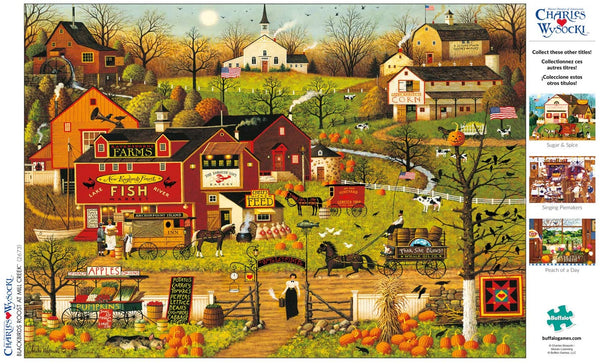 Buffalo Games - Charles Wysocki - Blackbirds Roost at Mill Creek - 300 Large Piece Jigsaw Puzzle
