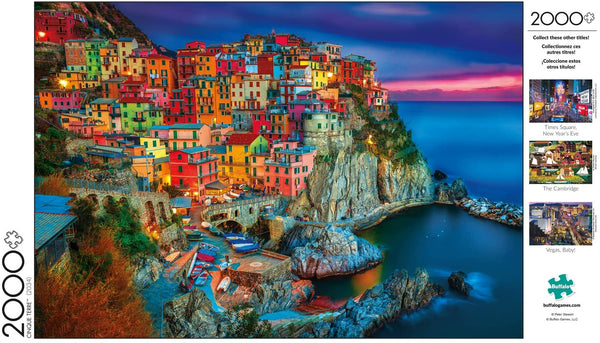 Buffalo Games - Cinque Terre - 2000 Piece Jigsaw Puzzle by Buffalo Games