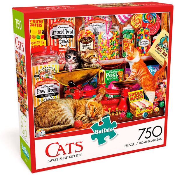 Buffalo Games - Cats Collection - Sweet Shop Kittens - 750 Piece Jigsaw Puzzle