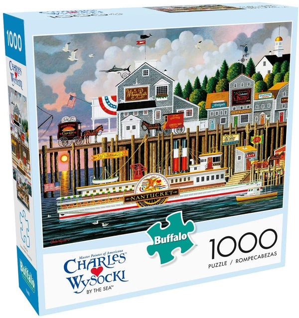 Buffalo Games By The Sea By Charles Wysocki Jigsaw Puzzle (1000 Pieces)