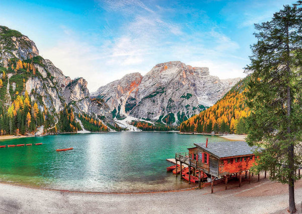 Educa - Braies Lake At Autumn Jigsaw Puzzle (3000 Pieces)