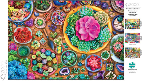Buffalo Games - Succulent Season - 2000 Piece Jigsaw Puzzle