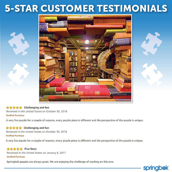 Springbok - Book Shop Jigsaw Puzzle (500 Piece)