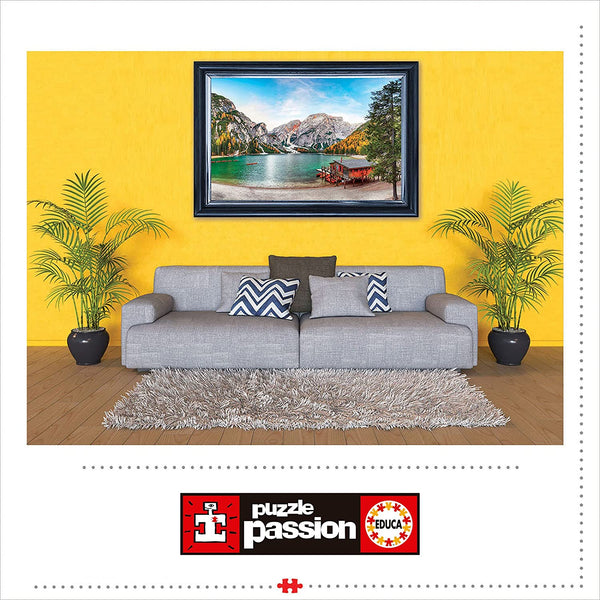 Educa - Braies Lake At Autumn Jigsaw Puzzle (3000 Pieces)