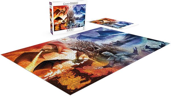Buffalo Games - Game of Thrones - Fire & Ice - 2000 Piece Jigsaw Puzzle