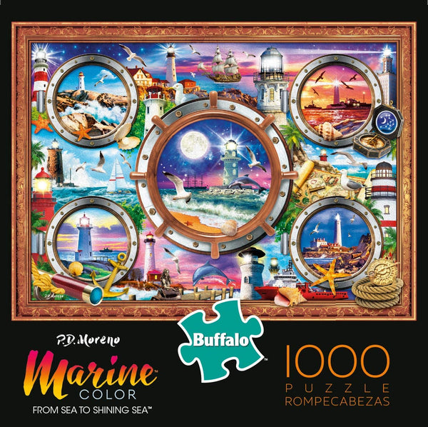 Buffalo Games - Marine Color - from Sea to Shining Sea - 1000Piece Jigsaw Puzzle