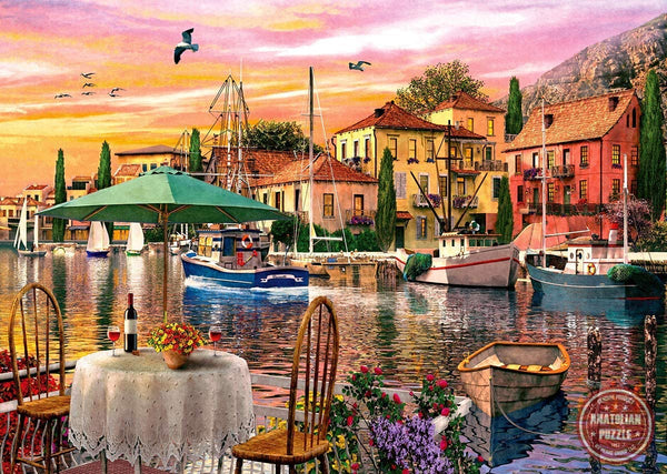 Anatolian - Sunset Harbour Jigsaw Puzzle (3000 Pieces)
