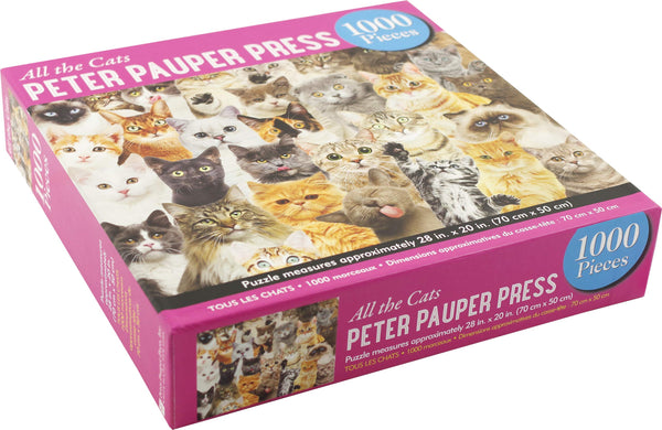 Peter Pauper Press - All the Cats Jigsaw Puzzle (1000 Pieces)