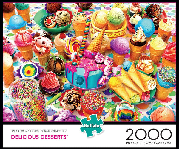 Buffalo Games - Delicious Desserts - 2000 Piece Jigsaw Puzzle