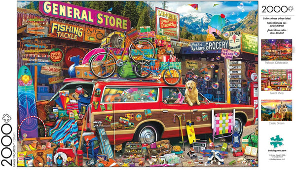 Buffalo Games - Aimee Stewart - Family Vacation - 2000 Piece Jigsaw Puzzle