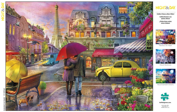 Buffalo Games - Raining in Paris - 1000 Piece Jigsaw Puzzle